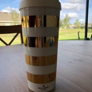 Kate Spade Gold Coffee Cup